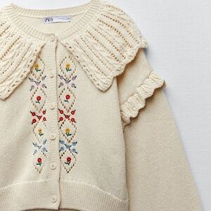 Zara Flower Cardigan